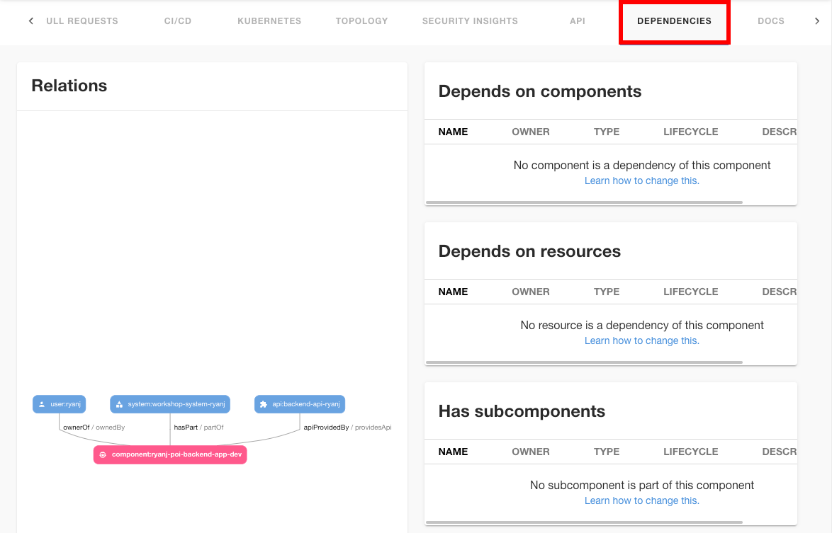 backend dependencies