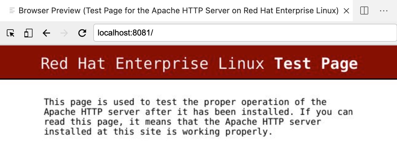 apache test page trimmed