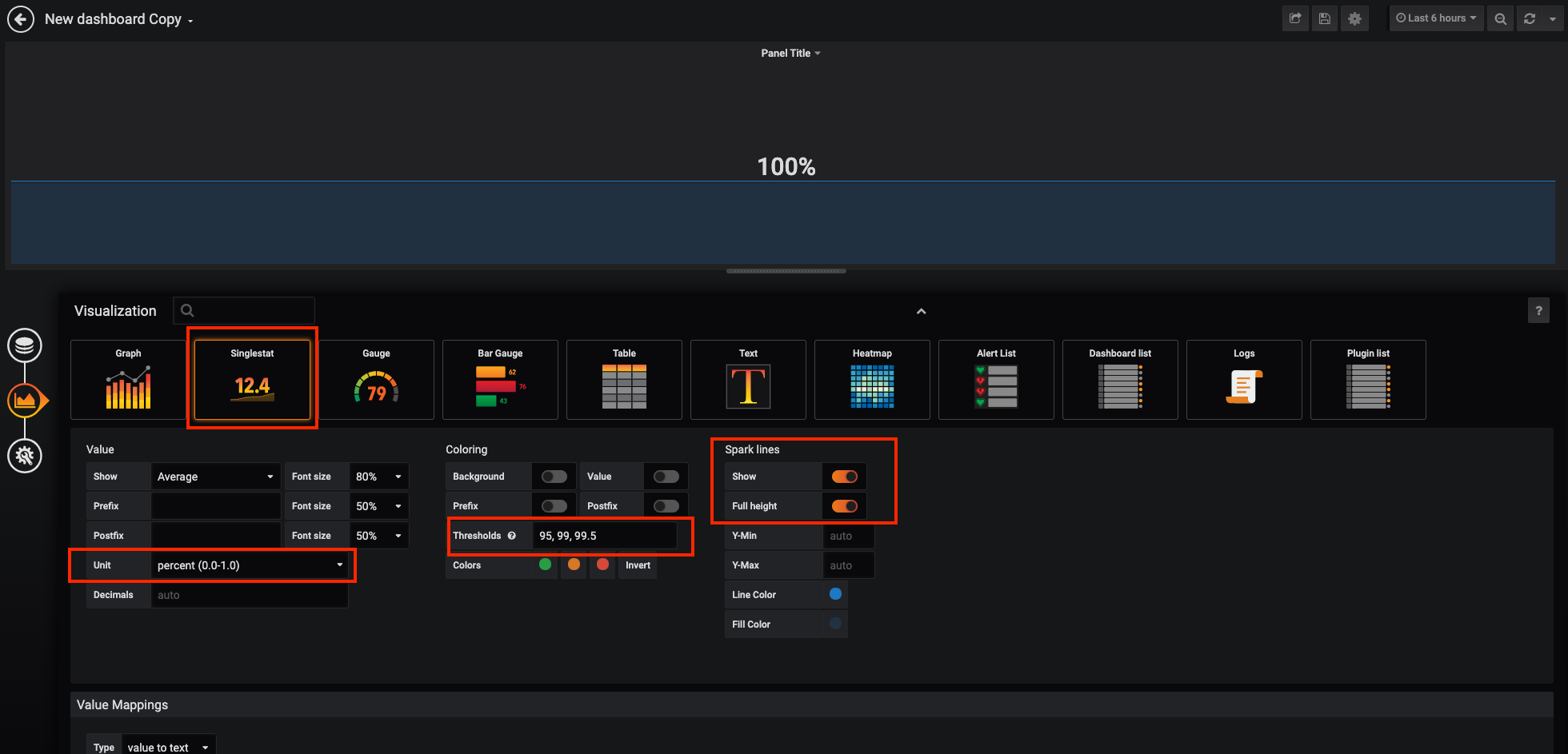 Grafana - GSR setup