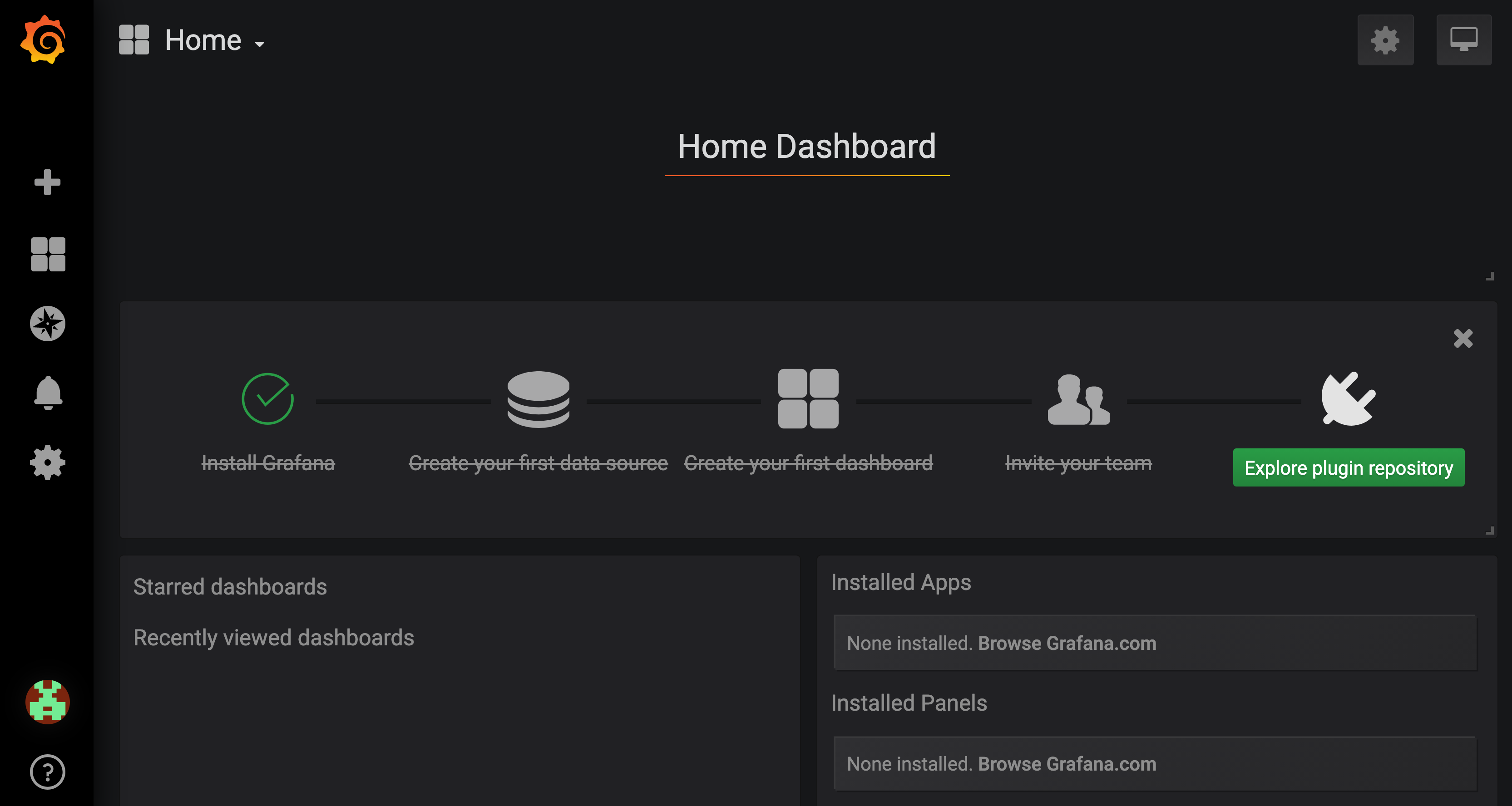 Grafana - Home