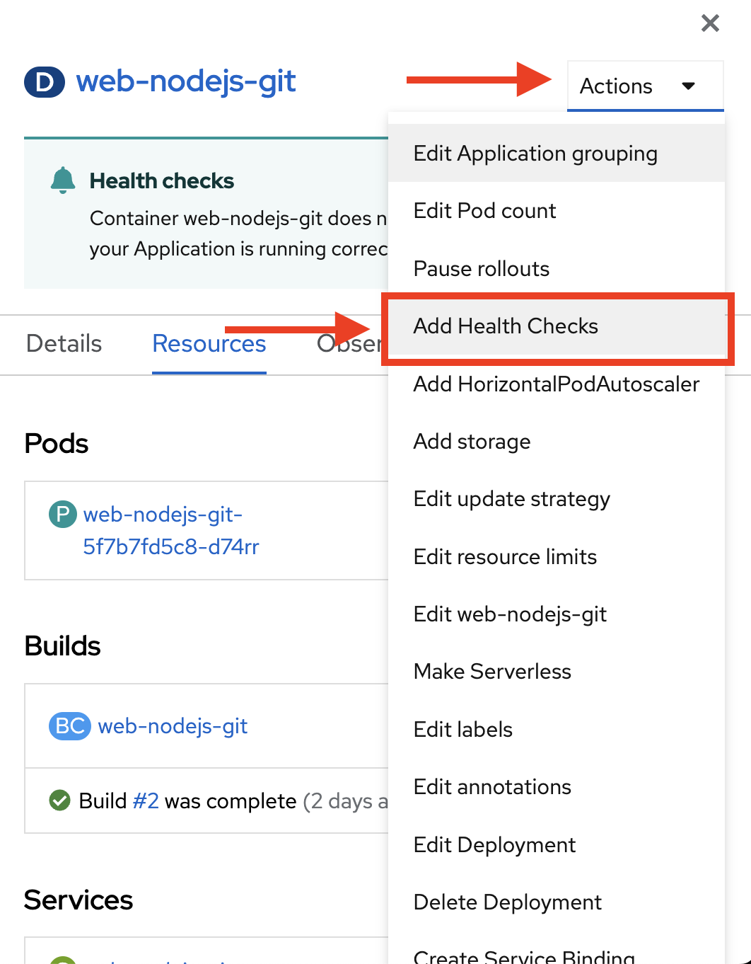 Monitor Application Health Cloud Native Apps