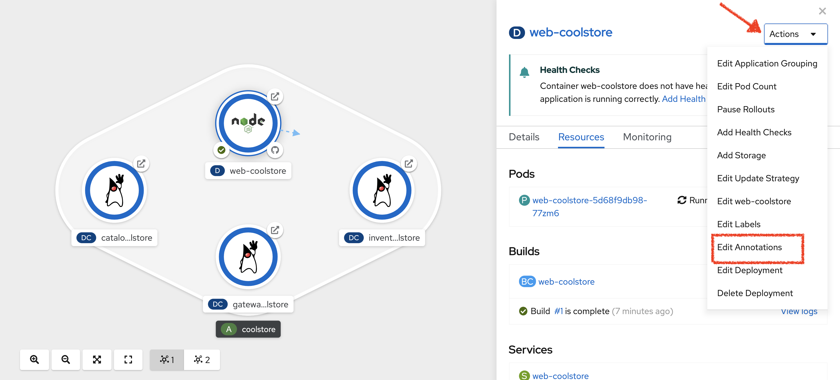 OpenShift - Web Annotate