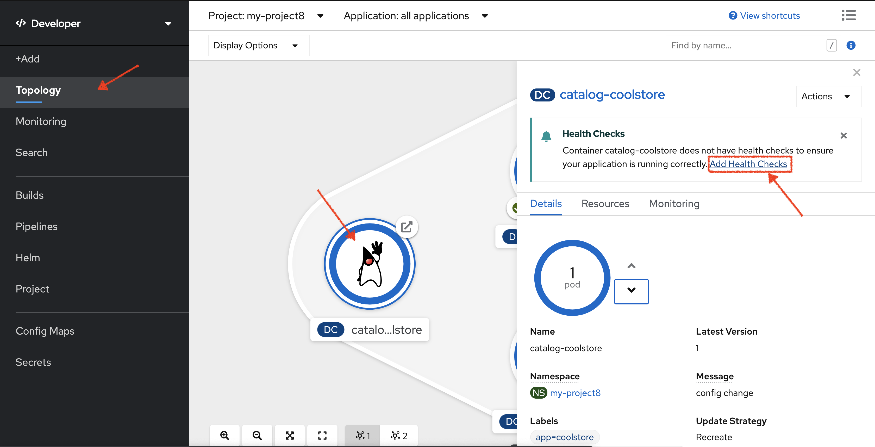 openshift readiness