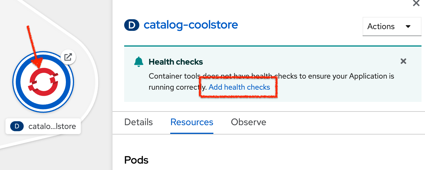 Che - Catalog Add Health Check