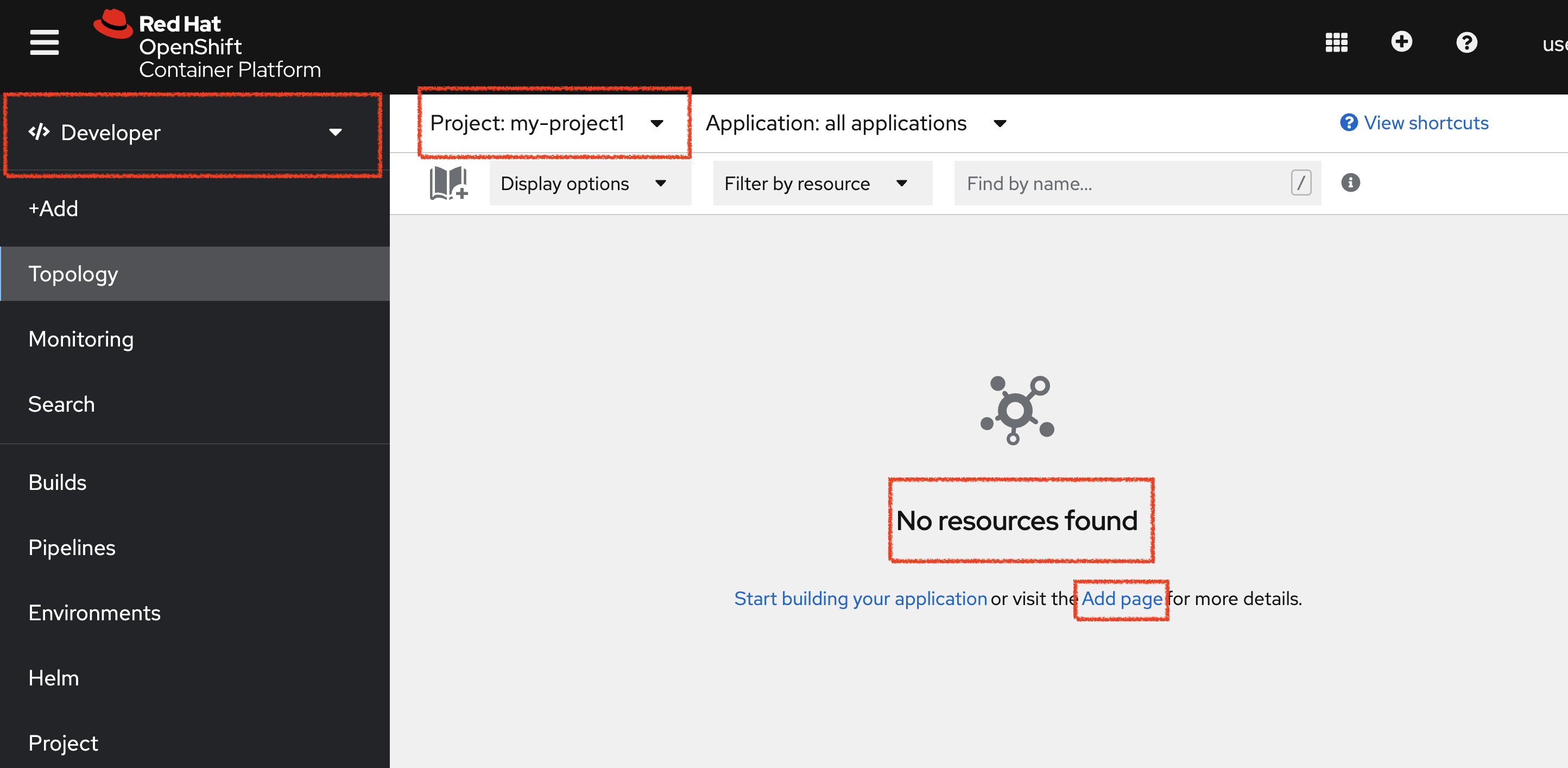 OpenShift - Empty Project