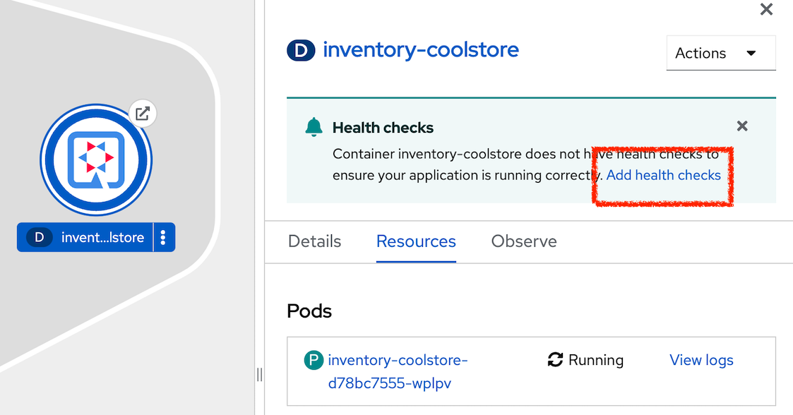 Che - Inventory Add Health Check