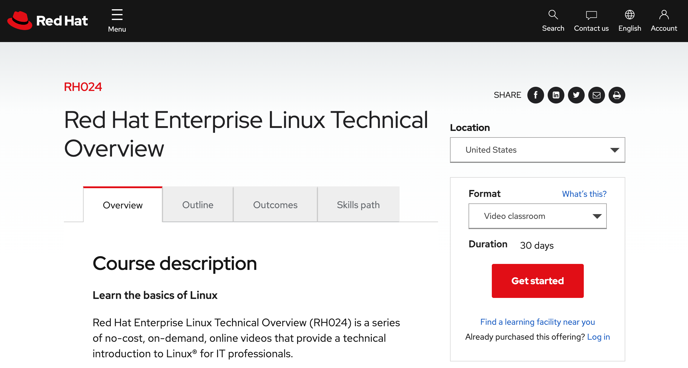 Red Hat training
