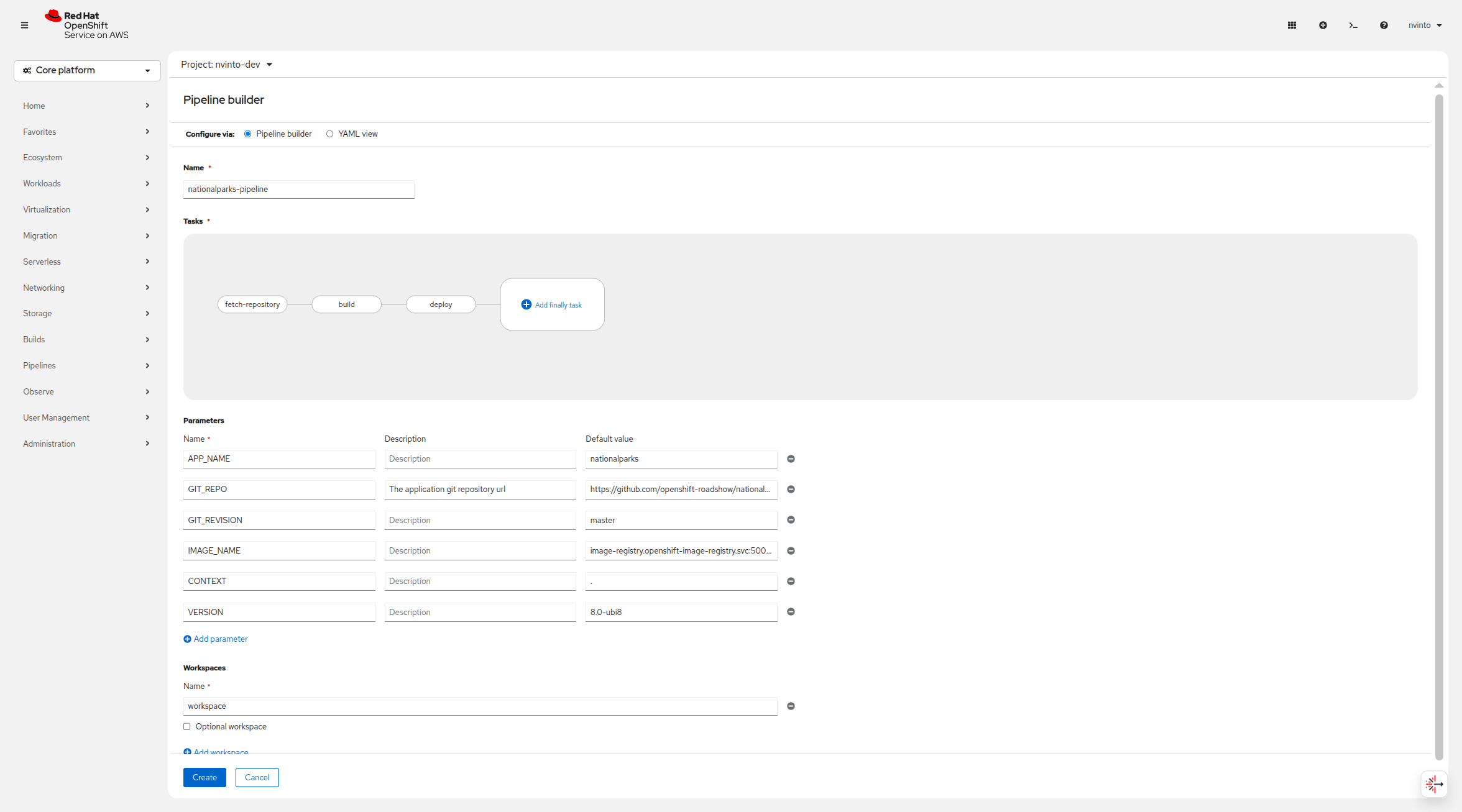 Pipeline Builder .NET