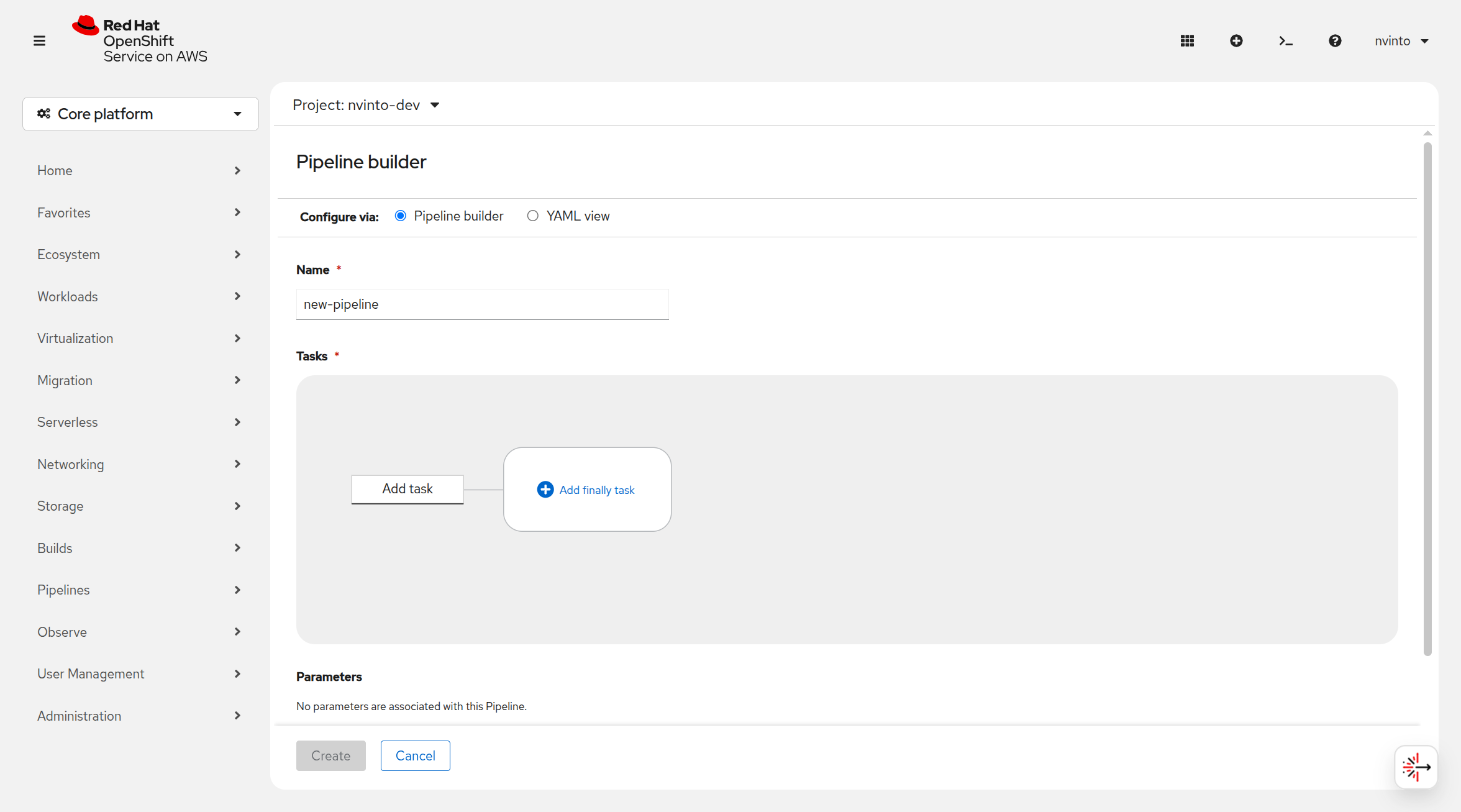 Pipeline Builder
