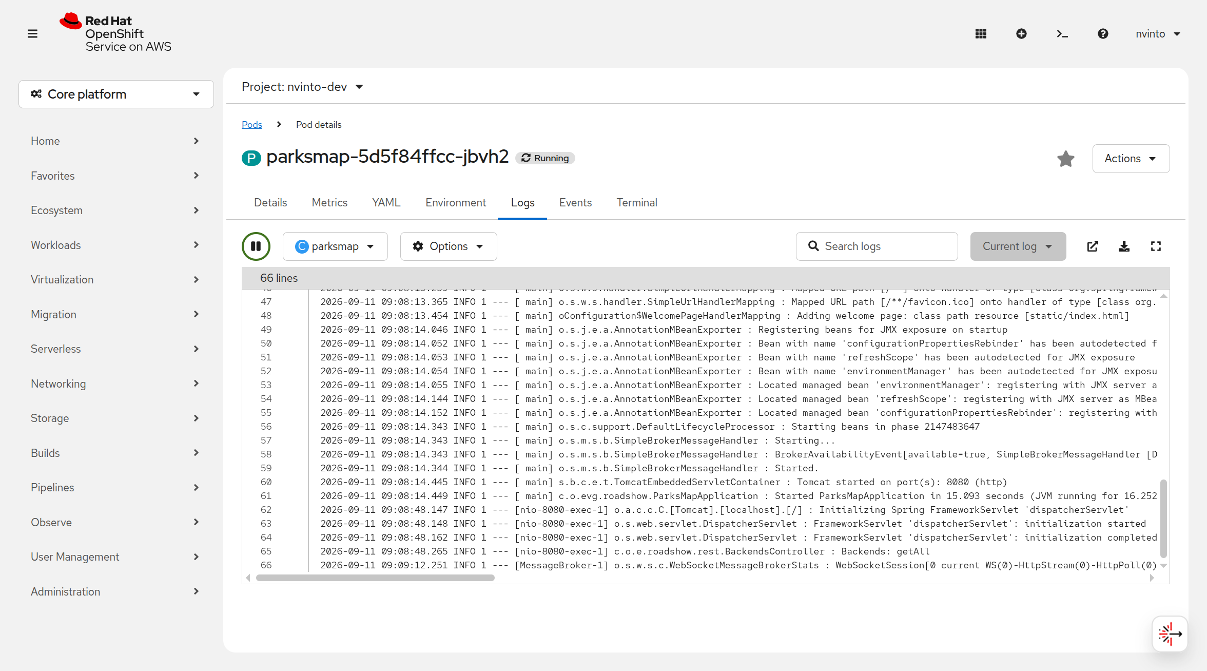 Application Logs