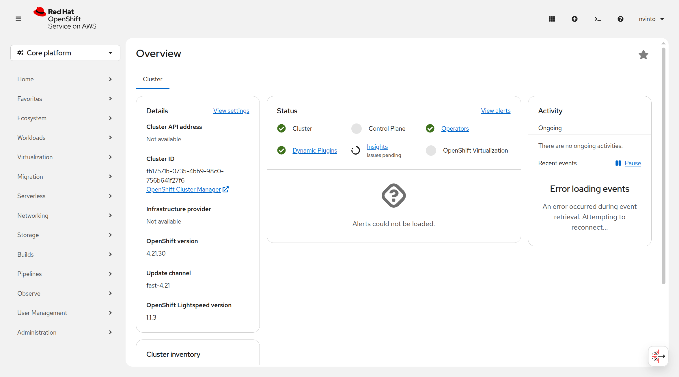 Web Console Overview