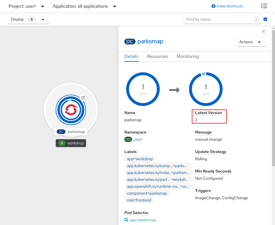 Application deployed