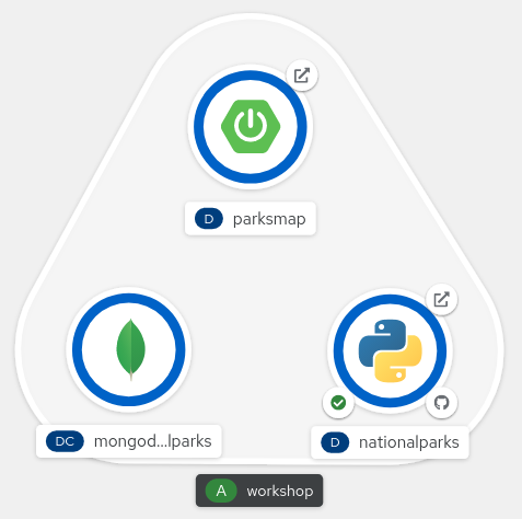 Add mongodb to the workshop app