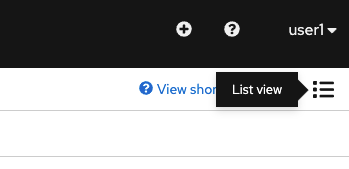 List View Toggle