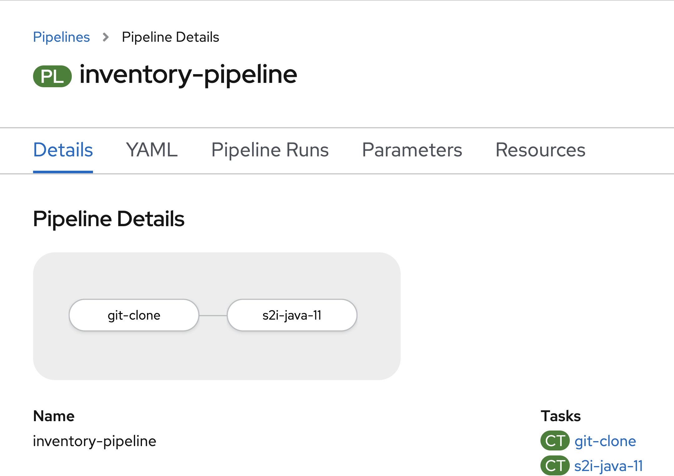 OpenShift - Simple Pipeline