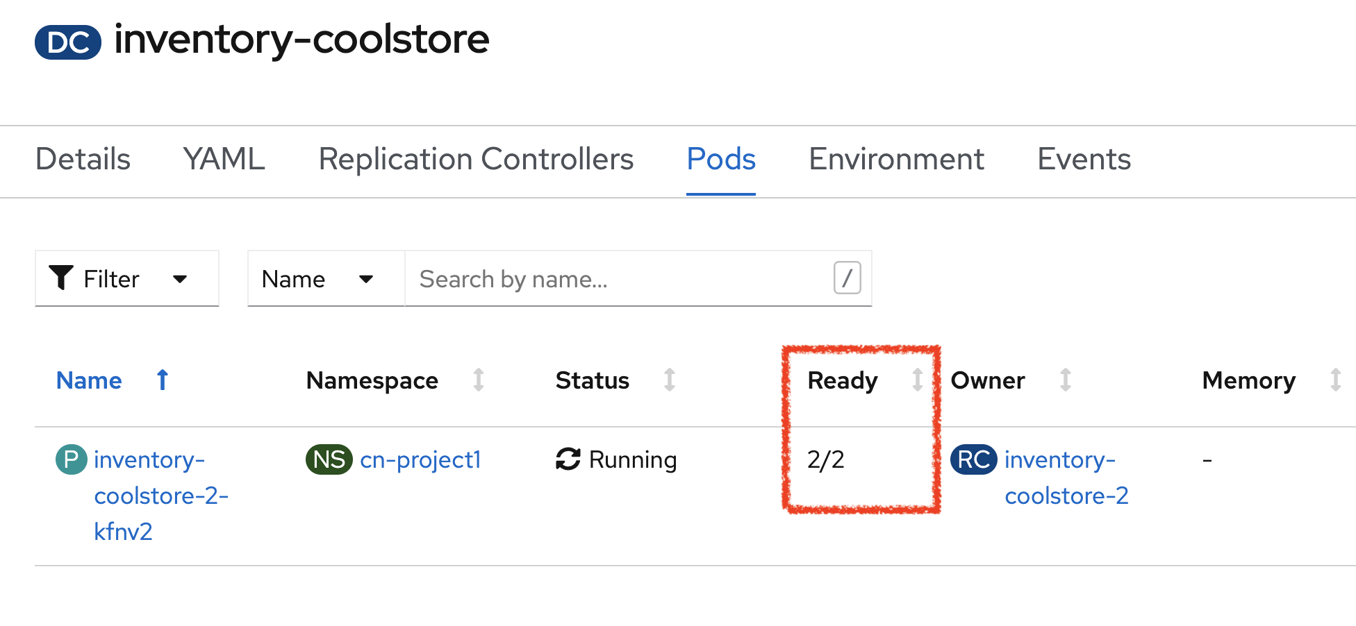 OpenShift - Istio Inventory