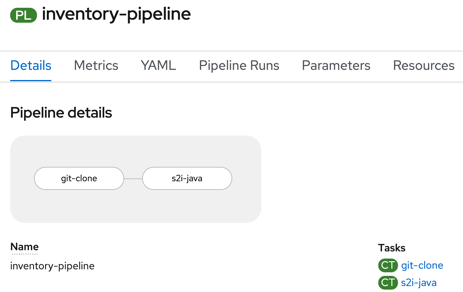 OpenShift - Simple Pipeline