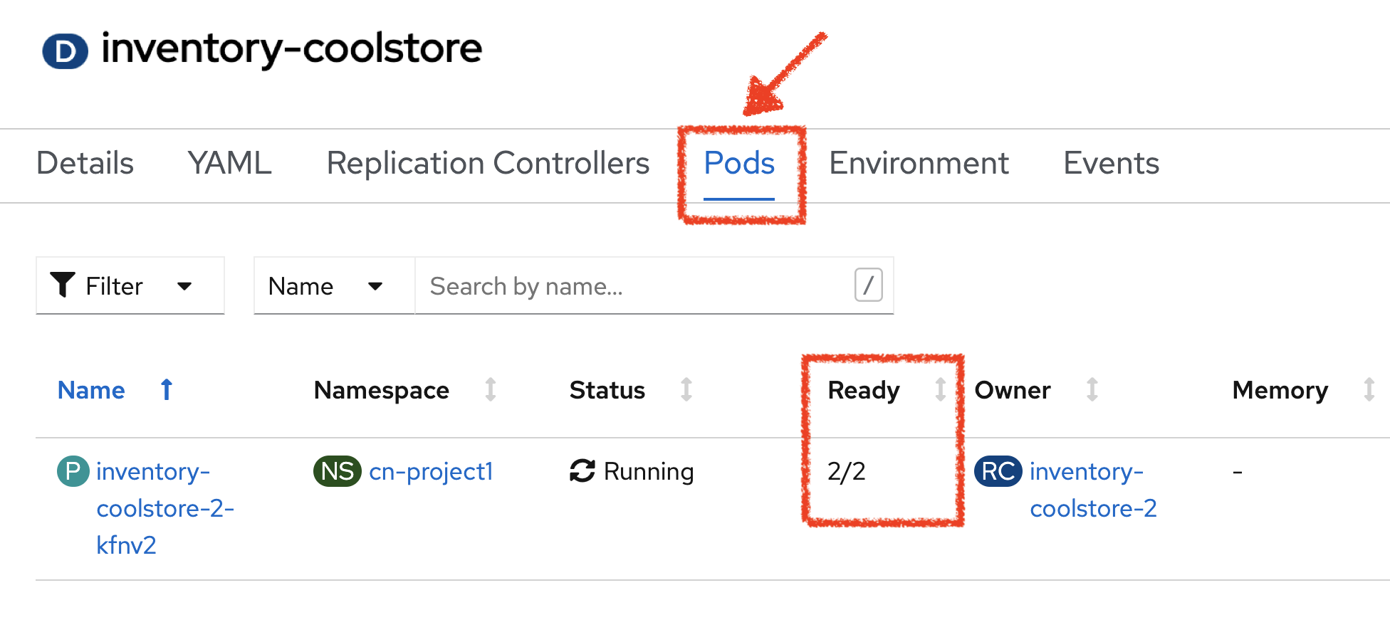 OpenShift - Istio Inventory