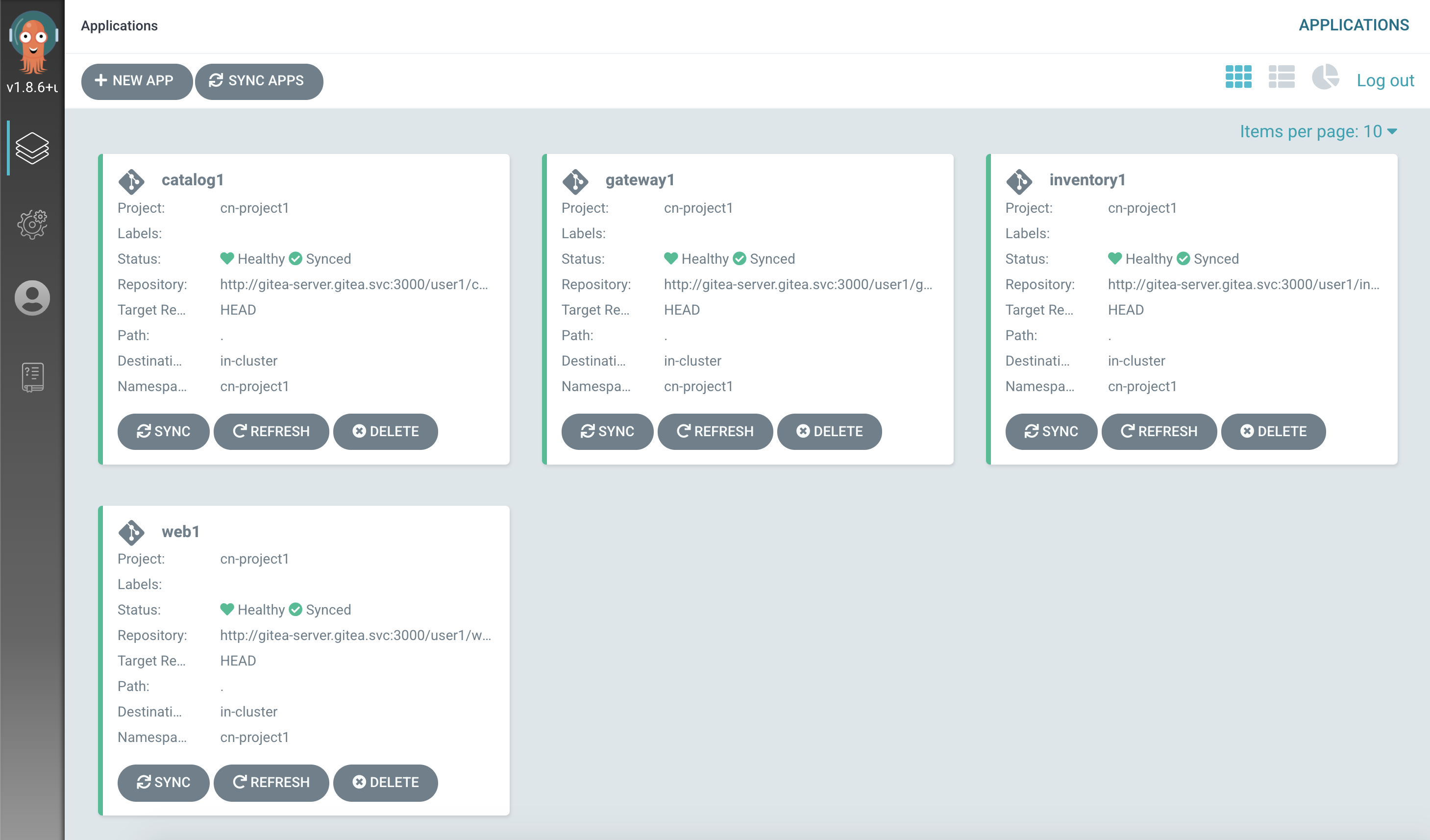 Argo CD - Sync Application