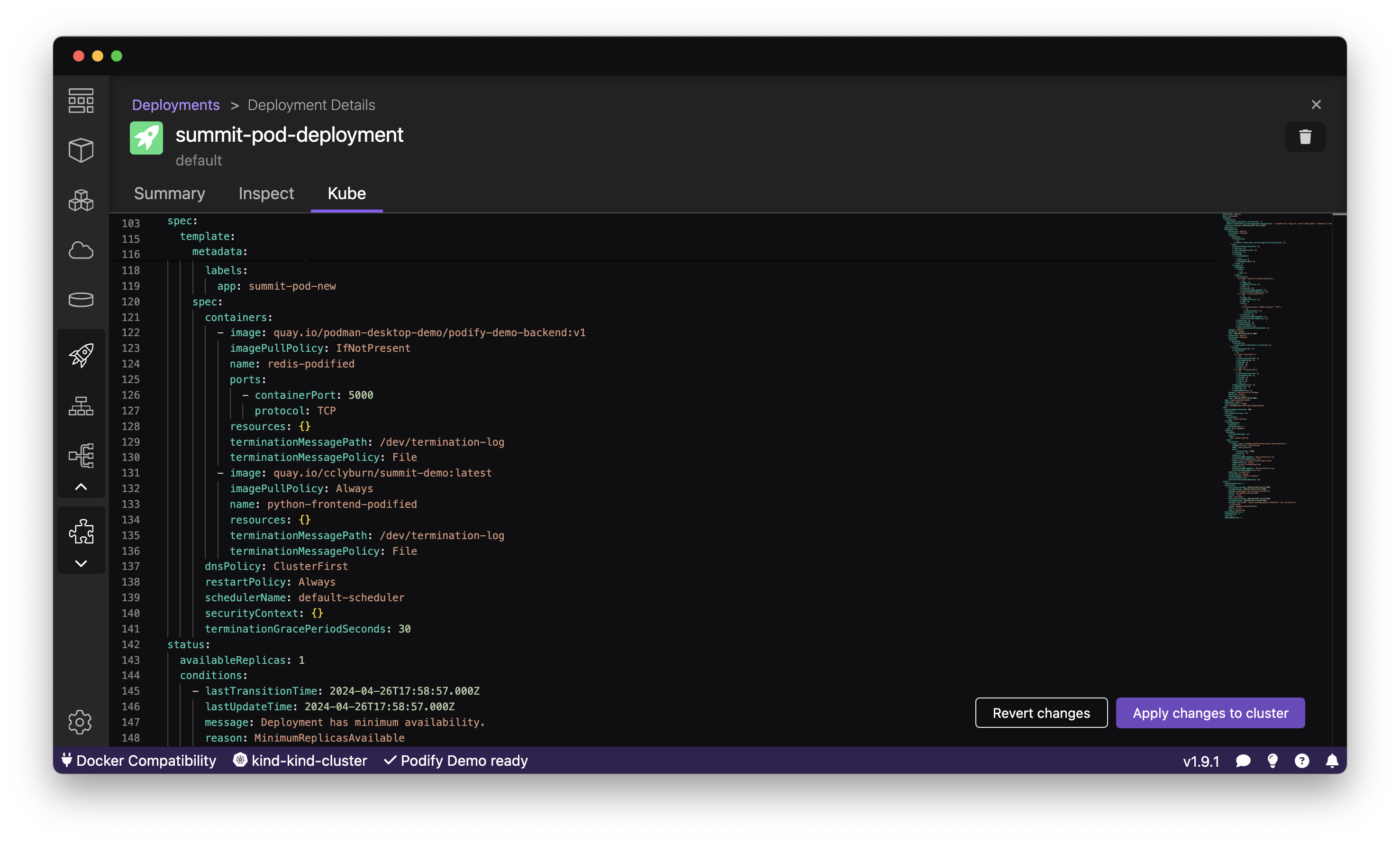 Podman Desktop Kubernetes CLI