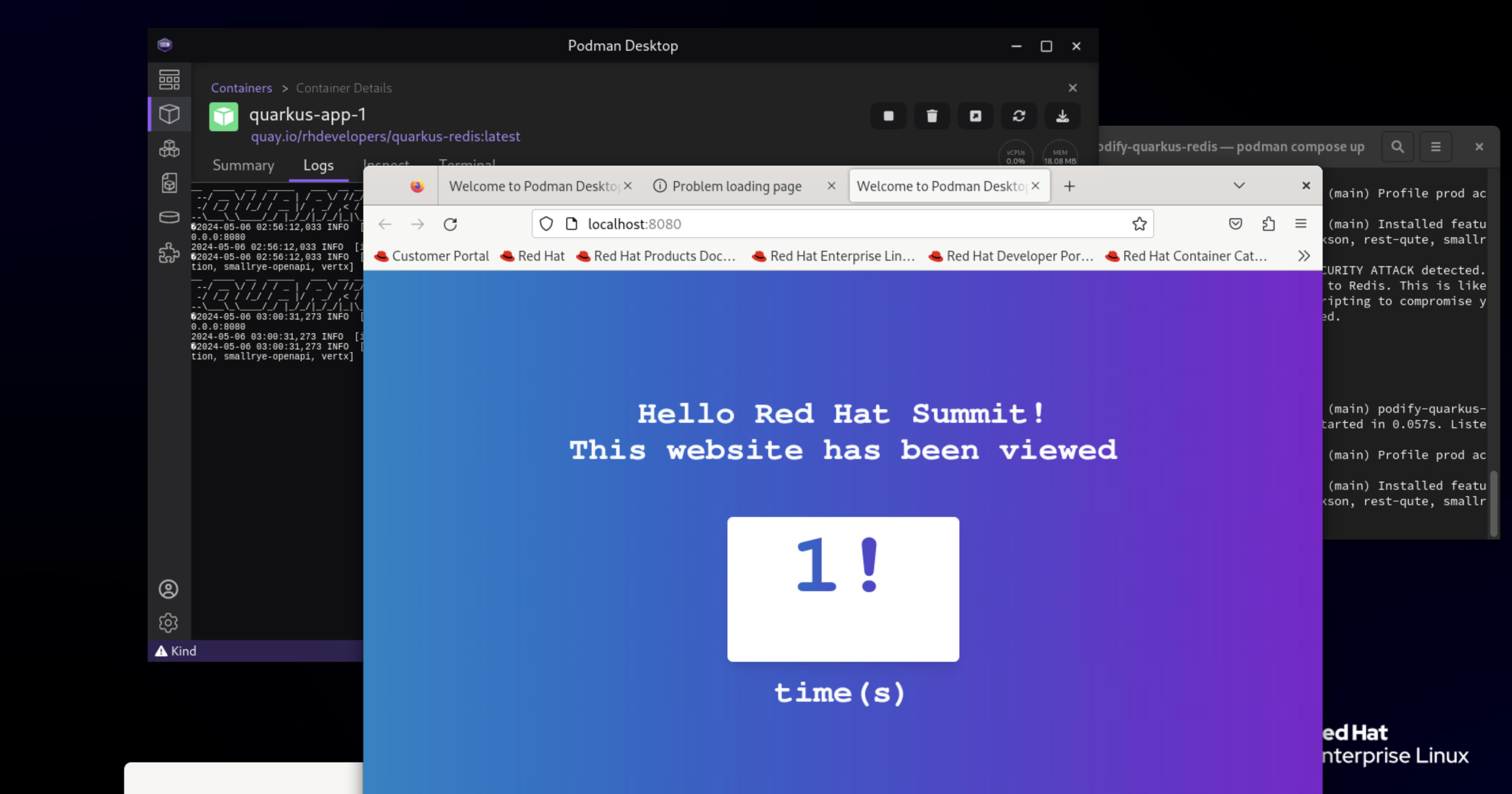 Quarkus App with Redis
