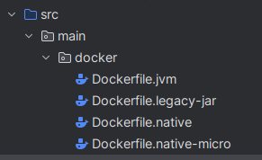 Quarkus Dockerfiles