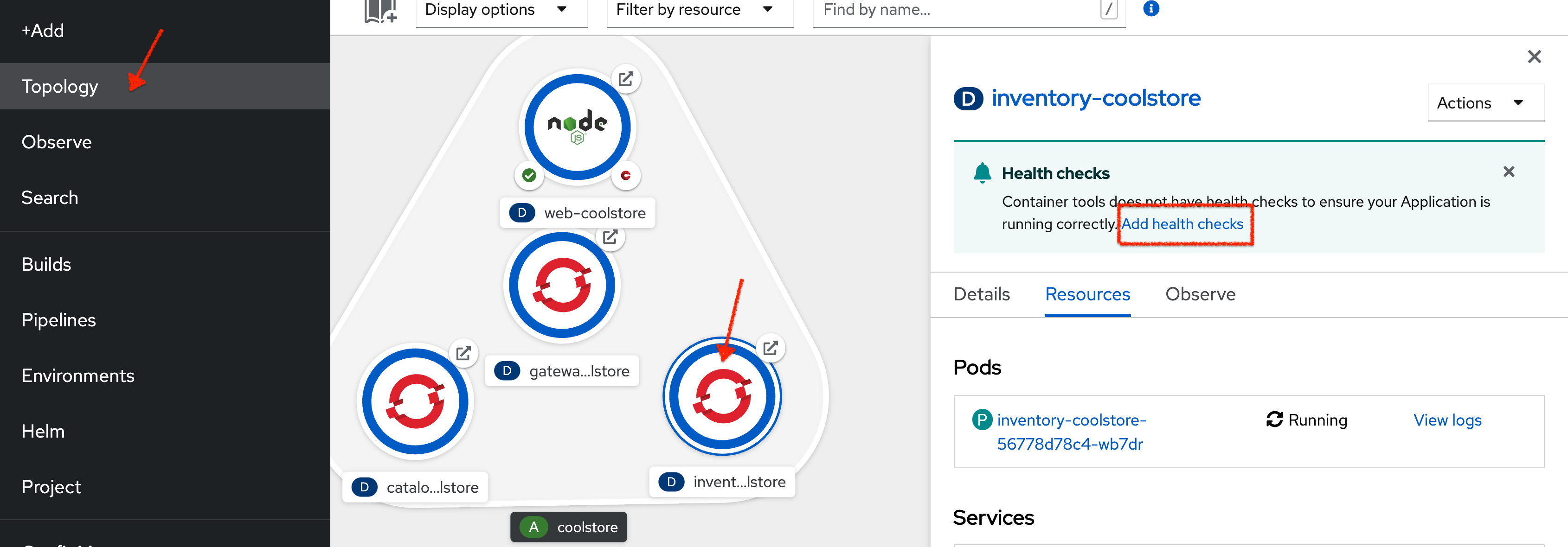 Che - Inventory Add Health Check