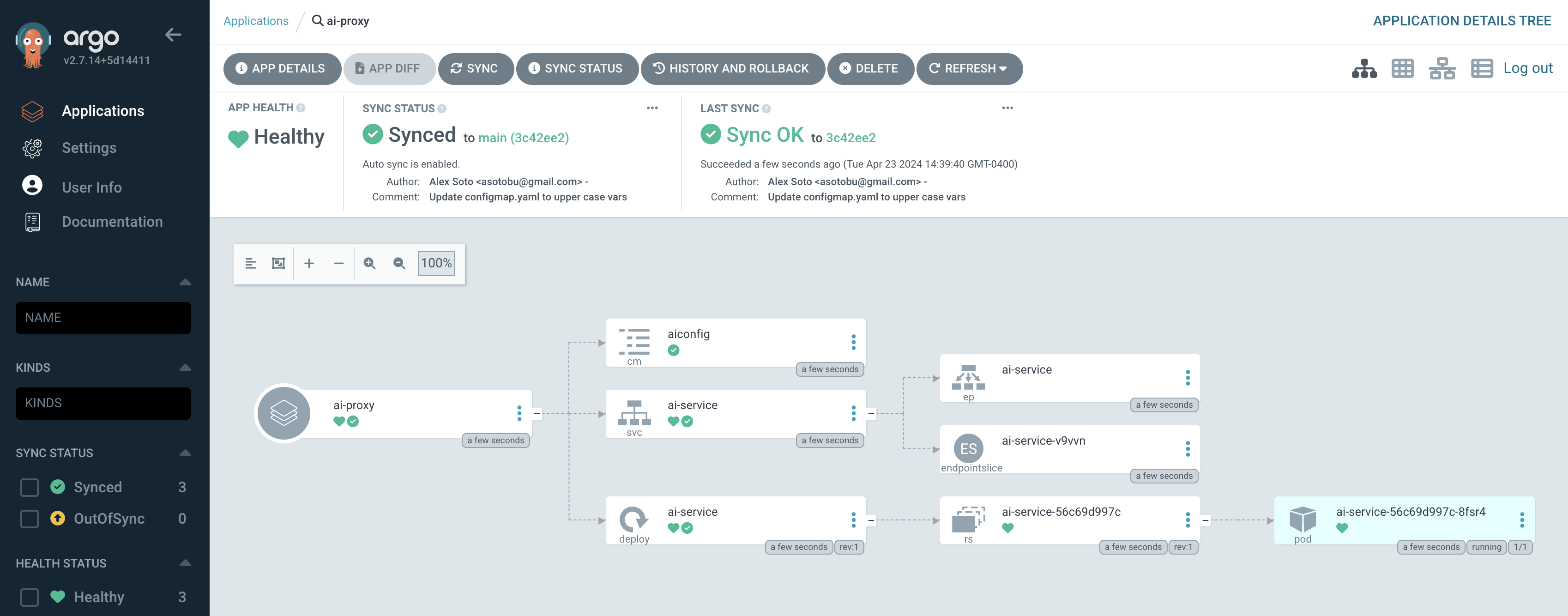 Argo CD AI Proxy App