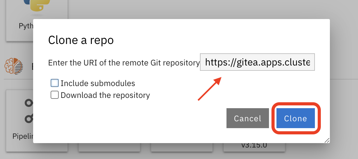 Jupyter Notebook Clone Repository