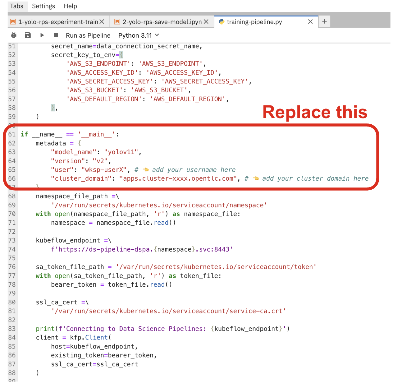 Jupyter Notebook Pipeline User