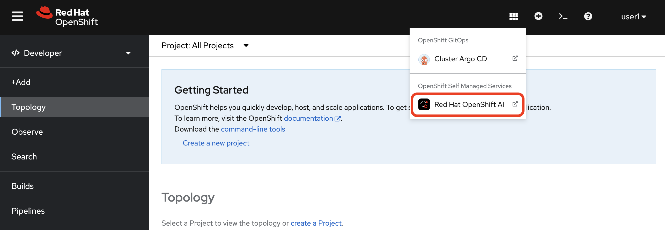 OpenShift AI Launcher